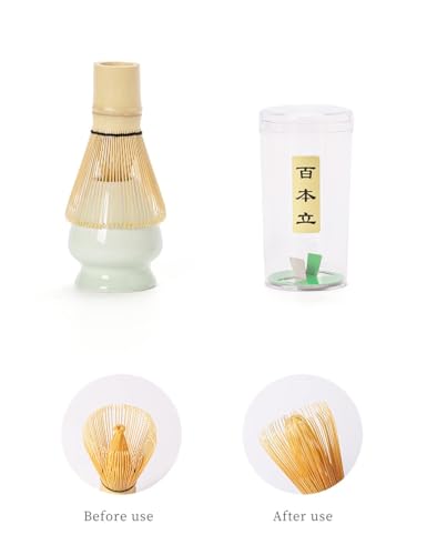Matcha Set Match Bowl and Whisk (Green)