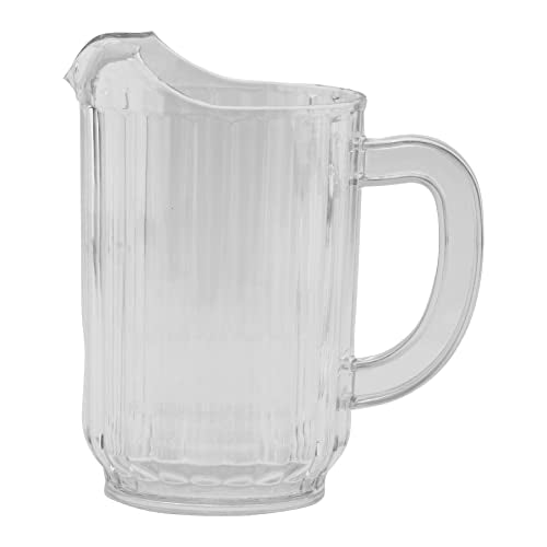 G.E.T. 32 oz Clear Plastic Pitcher with Handle (1 Pitcher / 32 Ounces / Clear)