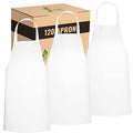 120 Pack Professional Chef Apron (White 120 Pack)