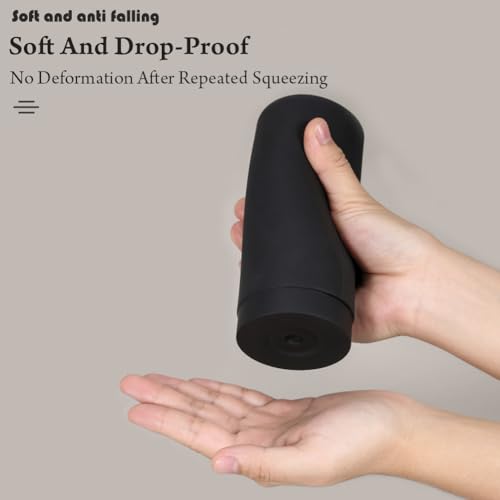 Soap Dispenser Dish Soap Silicone Dispenser Liquid Dish Soap Dispenser Squeeze Bottle Dish Washing Liquid Dispenser Refillable Leakproof Silicone Divided Bottle for Lotion Hand Wash (Light Green)