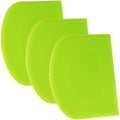 Dough Scraper Bench Scraper (12x9.5cm/4.7x3.7'' / Pure Green)