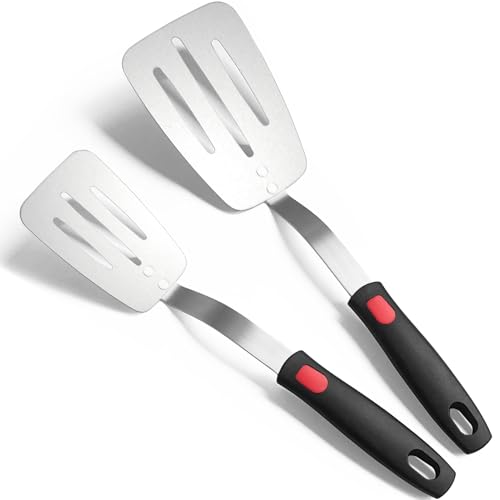 Stainless Steel Flexible Spatula (Small + X' Large (2 Pack))