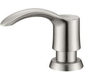 Kitchen Sink Soap Dispenser with 17 Ounce Large Bottle (Brushed Nickel / with Bottle)
