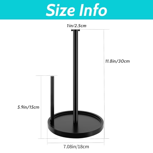 Paper Towel Holder Countertop (Black)