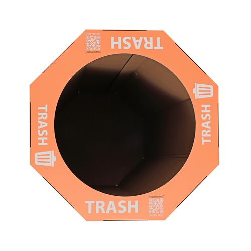 Fleur 25 Gal Trash Can Bin (Carrot Cake)