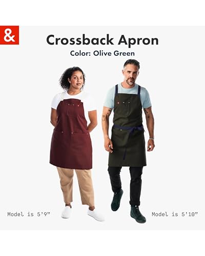 Crossback Chef Apron (Denver Brown)