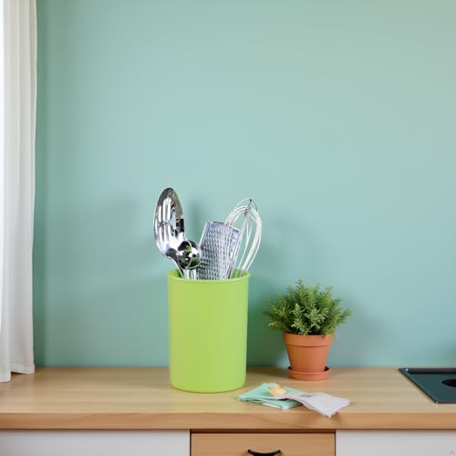 Calypso Basics Multipurpose Cookware Storage Crock (Utensil Holder / Lime)