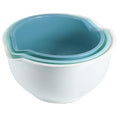 Set of 3 Mixing Bowls with Pour Spout (Blue)