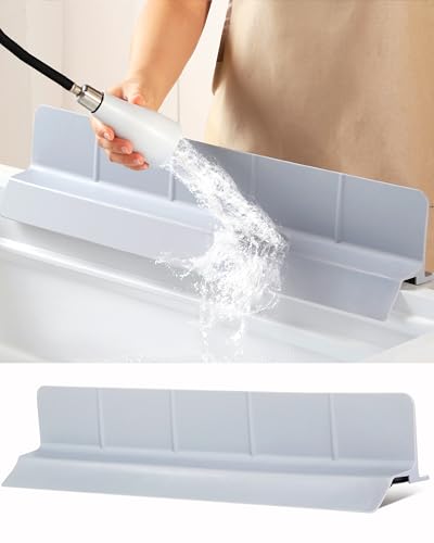 Kitchen Sink Splash Guard 23" 18" 30" Self (Gray / 23" x 3.5")