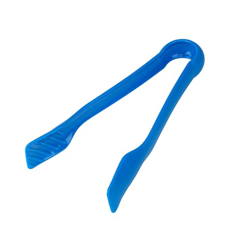 3 Piece Plastic Tong Set (Dark Blue, Blue, Teal)