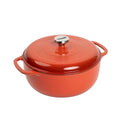 Essential Enamel Cast Iron Dutch Oven (Poppy)
