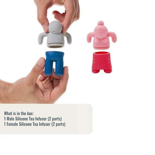 Cute Tea Infuser Set for Loose (Couple)