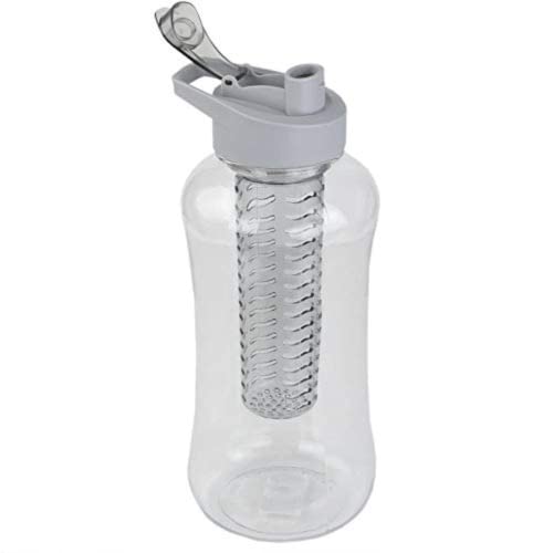 Large (60 oz - Half Gallon) Fruit Infuser Water Bottle BPA Free (60oz Infuser Bottle)