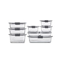 Brilliance Glass Food Storage Containers (Assorted Sizes (18-Piece))