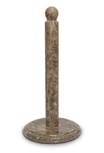 Handmade Fossil Grey Marble Paper Towel Holder (Fossil)