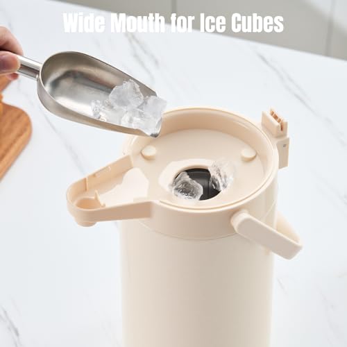 Coffee Dispenser with Pump (White)