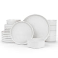 Nebula Plates and Bowls (White / Service for 6 (Standard Dinner Set))
