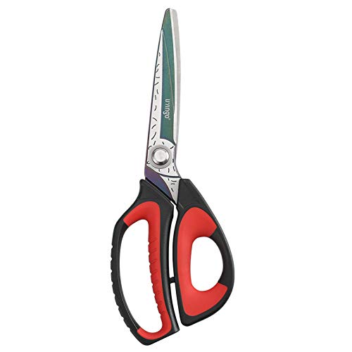 10" Heavy Duty Multipurpose Shears for Shop & Garden (Red &Black)