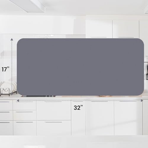 Dish Drying Mat Absorbent Dish Drying Mats for Kitchen Counter 18"x 32" (Classic Grey / 32" x 18")