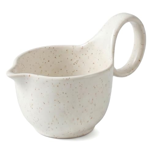 Ceramic Creamer Pitcher (White)