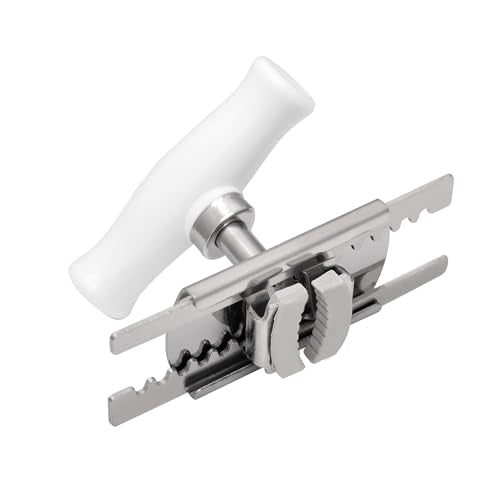 Jar Opener for Weak Hands (4" (with Rubber Grippers) (Pack of 1))