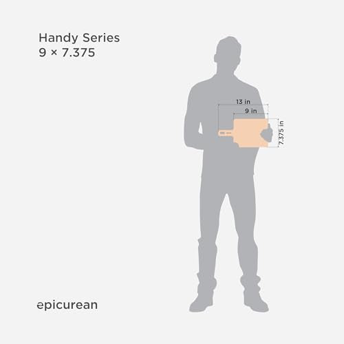 Handy Series Cutting Board with Handle (9"L x 7.4"W)