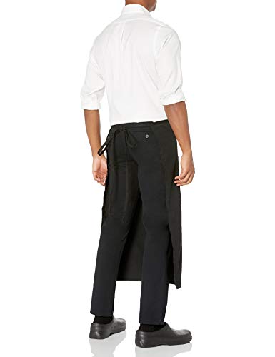 unisex adult Full Apron (One Size / Black)