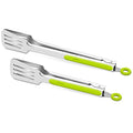 Kitchen & Grill Tongs Set of 2 (Green)