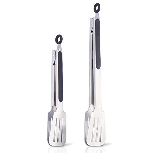 Kitchen & Grill Tongs Set of 2 (Black)