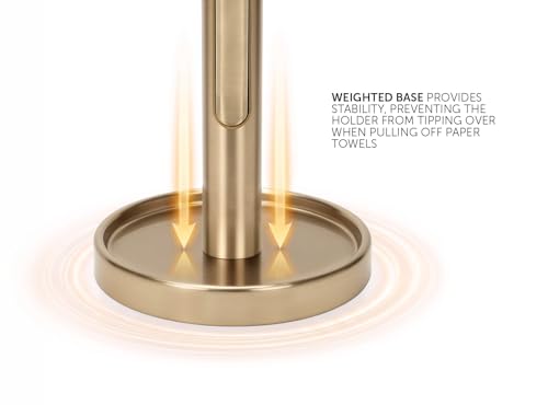 Countertop Paper Towel Holder (Warm Gold)