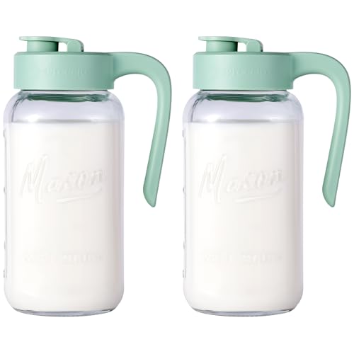 Mason Jar Pitcher (Green)