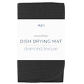 Dish Drying Mat (Black / 16" x 18")