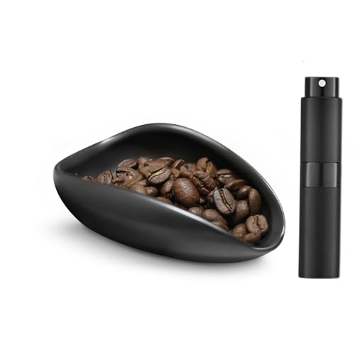 Coffee Bean Dosing Cup and RDT Spray Bottle Set (Black Set)