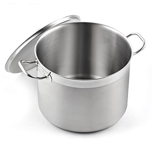 Professional 24 Quart Stainless Steel Stock Pot (24 Quarts / Silver)