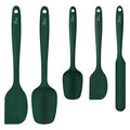 BPA Free Silicone Rubber Spatula Set (Dark Green)