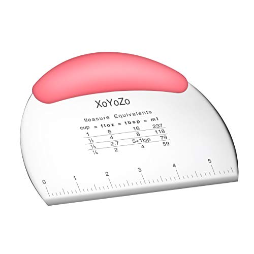 1 pcs Dough Pastry Scraper Chopper (Medium / Pink)