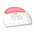 1 pcs Dough Pastry Scraper Chopper (Medium / Pink)