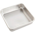47500 Nordic Ware Naturals Aluminum Commercial 8" x 8" Square Cake Pan (Silver / 8 by 8 inches)