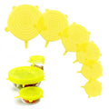 Silicone Stretch Lids (Yellow)