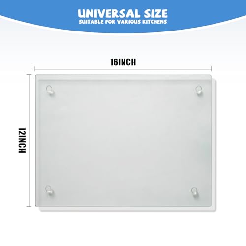 Tempered Glass Cutting Board for Kitchen (1Pcs Clear)