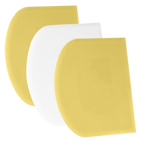 Dough Scraper Bench Scraper (36x21.5cm/14.2x8.5" / Yellow+White+Yellow)
