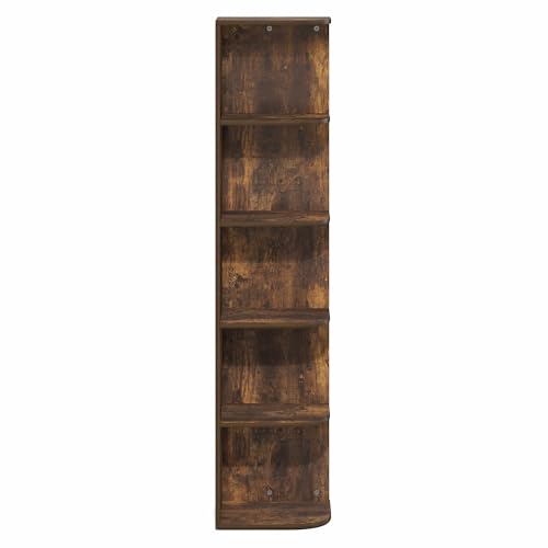PASIR Book Shelf (Amber Pine / 5-Tier Corner)