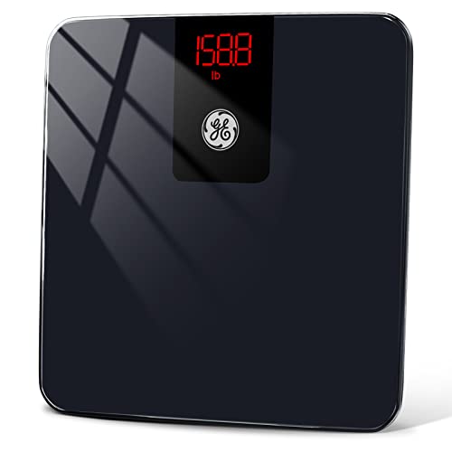 Bathroom Scale for Body Weight (Black / 11" x 11")