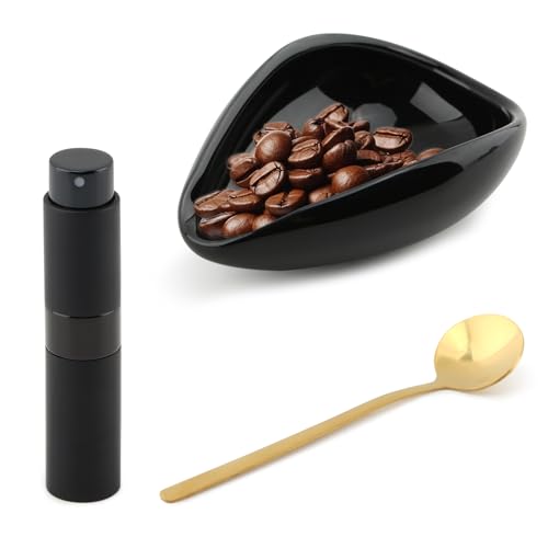 Coffee Bean Dosing Cup (8.5*2.8*10cm/3.35*1.1*3.94inch / Black)
