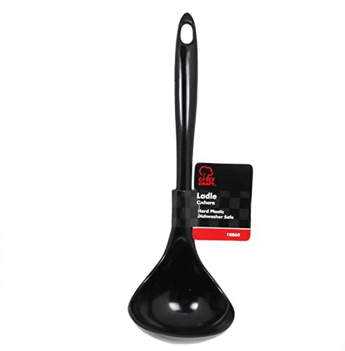 Basic Melamine Cooking Ladle (Black / 10.5 Inch)