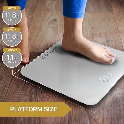 Premium Bathroom Scale (Silver)