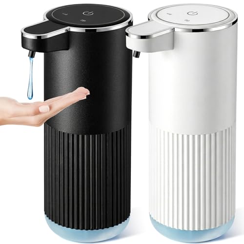 Automatic Soap Dispenser (Black+ White / Liquid-2 Pack)