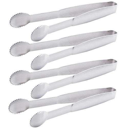 Mini Tongs 5 3 (5-3/4 Inch Silver)