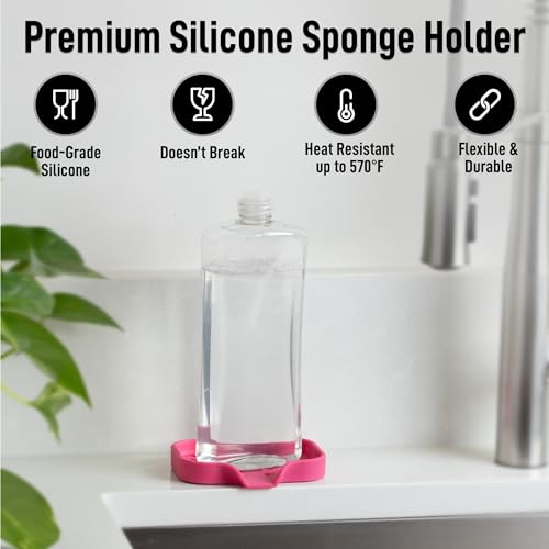 Small Silicone Sponge Holder (Honeysuckle (Small) / Small (4.9x3.3))