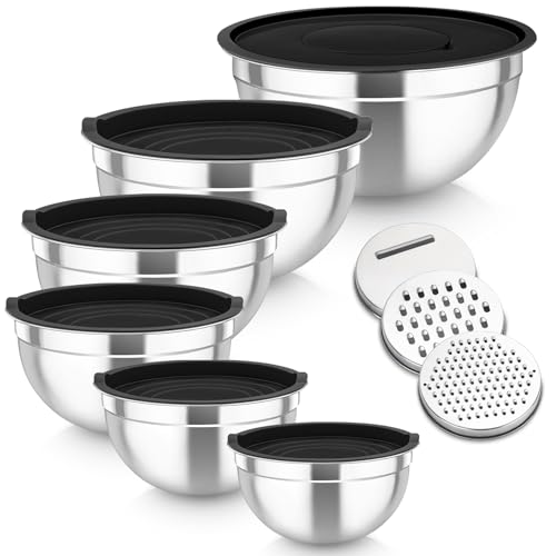 Mixing Bowls Set of 6 (Black)